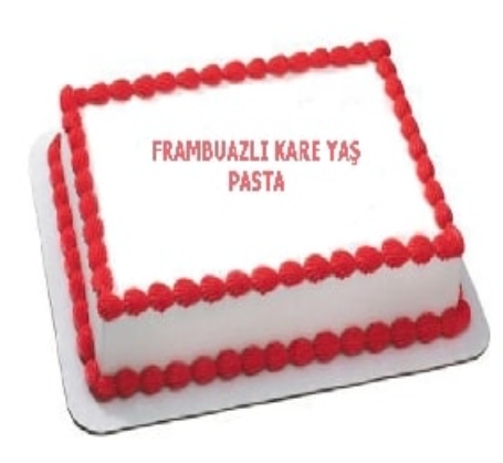 Uzman Pastacılar Tarafından 30 Kişilik Frambuazlı Yaş Pasta